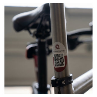 bicycle with tag